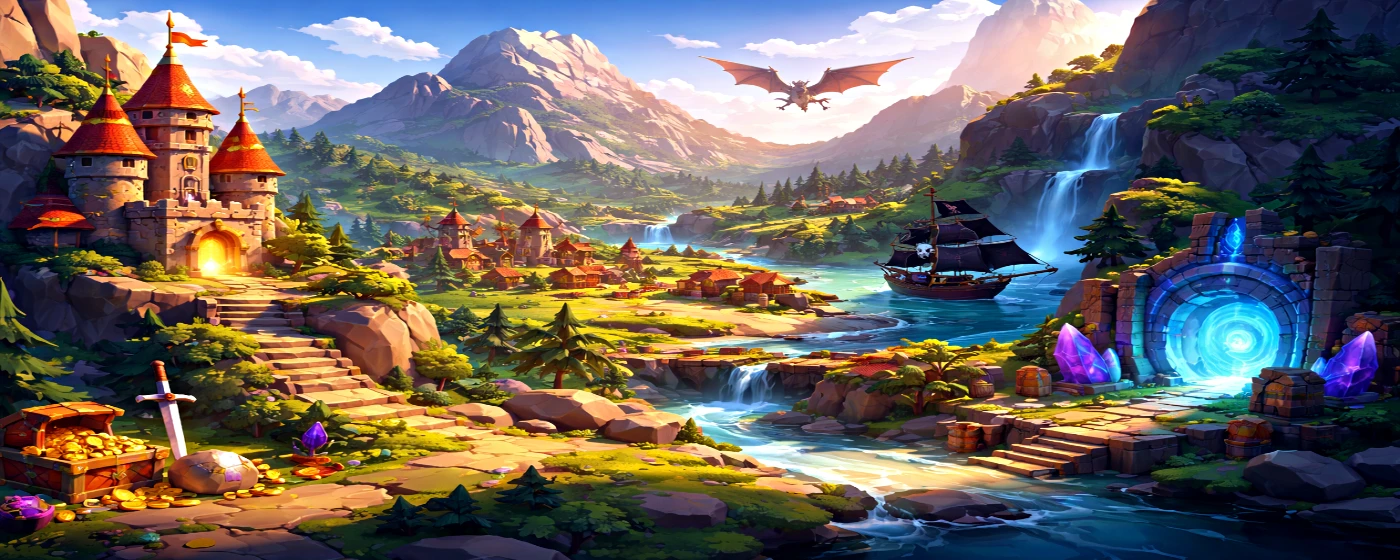 Finnish forest with gaming elements